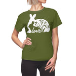 MOTHER BUNNY T-SHIRT (Military Green / White)