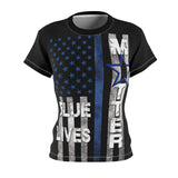 WOMEN'S BLUE LIVES MATTER (Black)