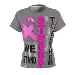 WE STAND STRONG TOGETHER T-SHIRT (Gray / Black Print)