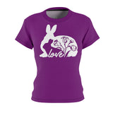 MOTHER BUNNY T-SHIRT (Purple / White)