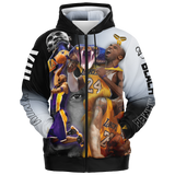 A must have!! Graphic designed Zip Up Hoodie of The Black Mamba Kobe Bryant of the Los Angeles Lakers