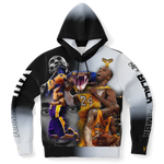 Custom Graphic Designed Black Mamba Hoodie of Kobe Bryant of the Los Angeles Lakers