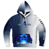 FOUREVER LOYAL HOODIE (Navy - White)