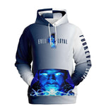 FOUREVER LOYAL HOODIE (Navy - White)