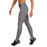 AMERICA'S TEAM LEGGINGS (Gray / Black Print / Blue Star)