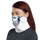 SKULL NECK GAITER (White / Navy)