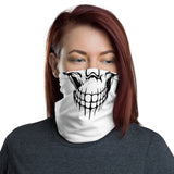 SKULL NECK GAITER (White / Black)