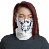 SKULL NECK GAITER (White / Navy)