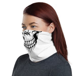 SKULL NECK GAITER (White / Black)