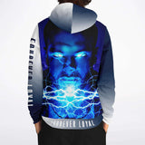 FOUREVER LOYAL HOODIE (Navy - White)