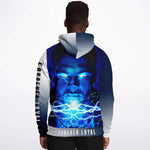 FOUREVER LOYAL HOODIE (Navy - White)