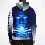 FOUREVER LOYAL HOODIE (Navy - White)