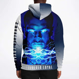 FOUREVER LOYAL HOODIE (Navy - White)