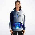 FOUREVER LOYAL HOODIE (Navy - White)