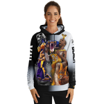Graphic designed Hoodie of The Black Mamba Kobe Bryant of the Los Angeles Lakers